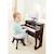 Piano droit sur pieds électronique Noir 3 - vertbaudet enfant 