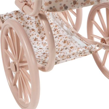Landau pour poupée grandes roues somerset Blanc, rose, marron 5 - vertbaudet enfant 
