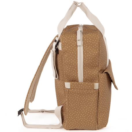 Sac à dos à pois poppy cannelle Cannelle, écru 6 - vertbaudet enfant 