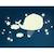 Stickers phosphorescent montgolfière baleine Jaune 1 - vertbaudet enfant 