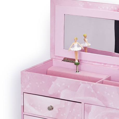 Commode à musique ballerine rose Rose 5 - vertbaudet enfant 