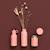 Gourde isotherme nordic summer fruit (500 ml) Rose, jaune, bleu 5 - vertbaudet enfant 