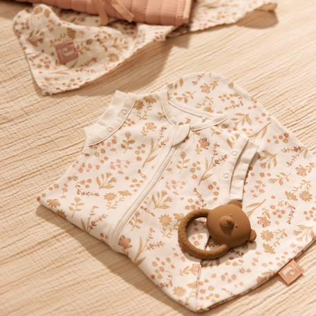 Gigoteuse légère cocoon bloomy tog 0,5 (0-3 mois) Ecru, marron 4 - vertbaudet enfant 