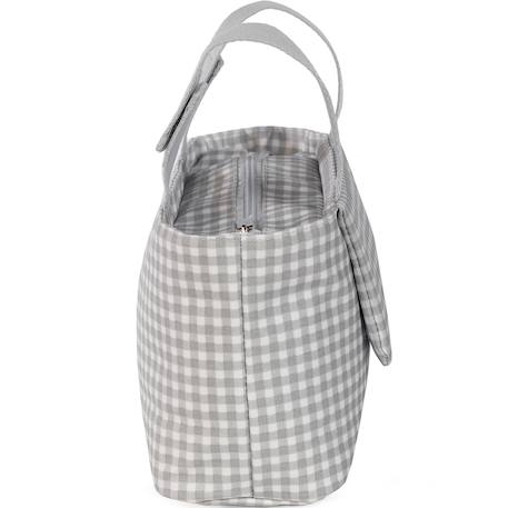 Sac à poussette i love vichy rose Gris, blanc+Rose, blanc+Vert, blanc 3 - vertbaudet enfant 