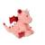 Peluche - peluche dragon trendy, rose poudré 30 cm Rose 3 - vertbaudet enfant 