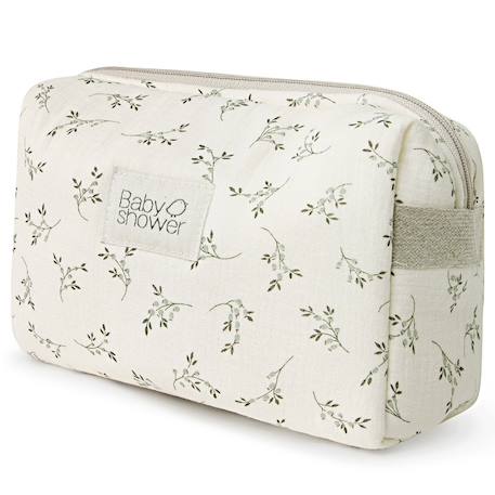 Trousse de toilette camila olive bloom Ecru, vert 1 - vertbaudet enfant 