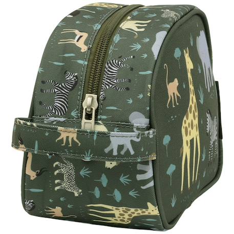 Trousse de toilette savane Vert, écru, jaune 4 - vertbaudet enfant 