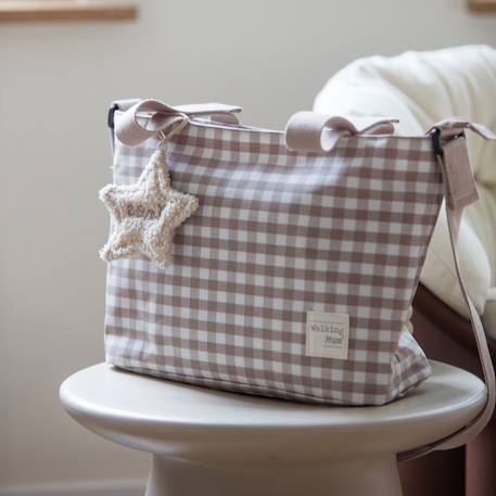 Sac à poussette crossbody caetana sand Beige+Vert 5 - vertbaudet enfant 