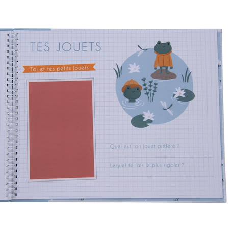 Album de naissance Bleu, marron, blanc 3 - vertbaudet enfant 