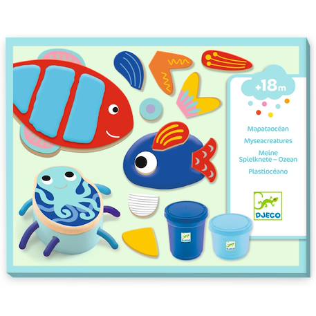 Pâte à modeler mapataocéan Rouge, bleu, jaune 4 - vertbaudet enfant 