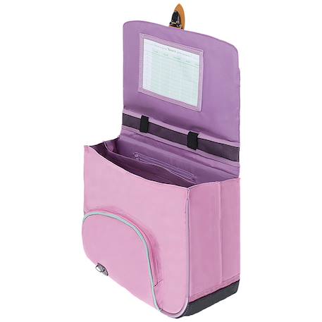 Cartable Manon à partir CP Rose, doré 4 - vertbaudet enfant 
