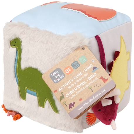 Cube d'activités jungle Jaune, vert, blanc+Multicolore 9 - vertbaudet enfant 
