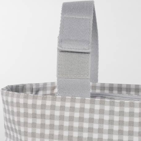 Sac à poussette i love vichy rose Gris, blanc+Rose, blanc+Vert, blanc 6 - vertbaudet enfant 
