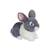 Peluche - peluche lapin allongé - gris et blanc -  20 cm Gris 3 - vertbaudet enfant 