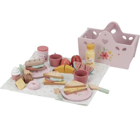 Panier de pique-nique Rose, vert d'eau, jaune 2 - vertbaudet enfant 