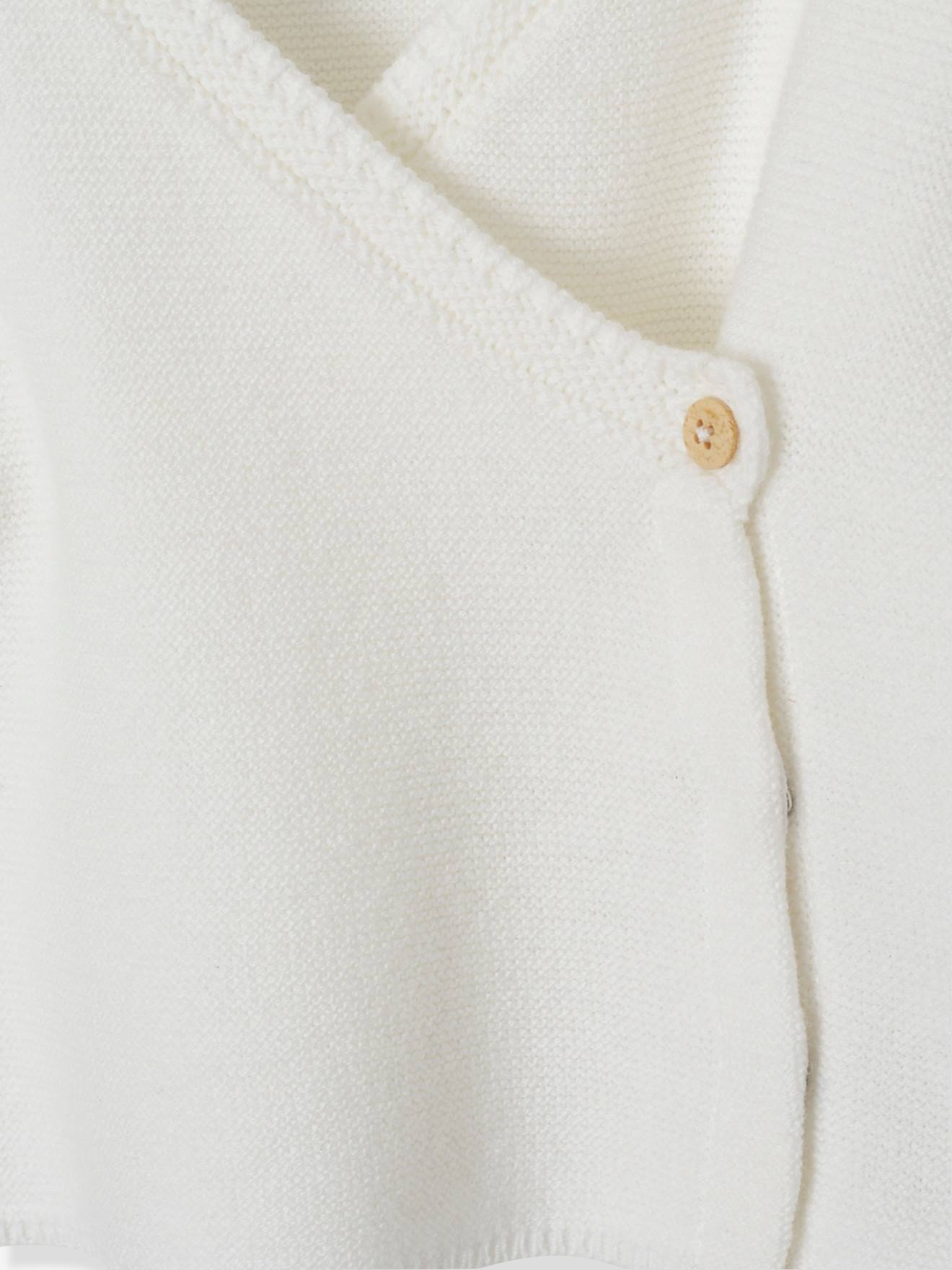 Pull Bébé En Tricot Ajouré Fantaisie VERTBAUDET - Ouverture Boutonnée Dos, Manches Longues, Col Rond - 2