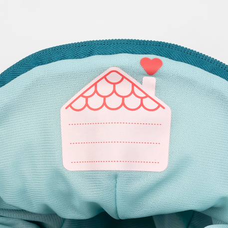 Sac à dos doux jeanne Rose, bleu, jaune 4 - vertbaudet enfant 