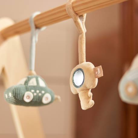 Lot de 3 jouets pour arche d'éveil on the go Bleu, vert d'eau, marron 6 - vertbaudet enfant 