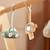 Lot de 3 jouets pour arche d'éveil on the go Bleu, vert d'eau, marron 6 - vertbaudet enfant 