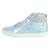 Baskets montantes à lacets vernis K bleu clair 2 - vertbaudet enfant 
