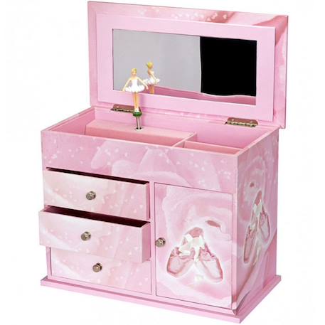 Commode à musique ballerine rose Rose 2 - vertbaudet enfant 