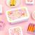 Lunch box fleurs du jardin Violet, blanc, jaune 4 - vertbaudet enfant 