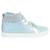 Baskets montantes à lacets vernis K bleu clair 1 - vertbaudet enfant 