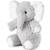 Peluche bruit blanc nomade on the go elliot l'éléphant Gris, blanc 2 - vertbaudet enfant 