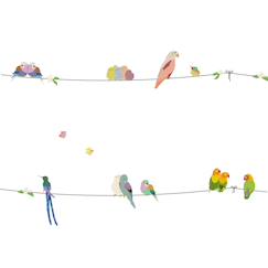 Linge de maison et décoration-Frise adhésive with the birds (5 m)