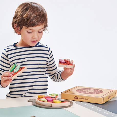 Pizza Rouge, vert, beige 6 - vertbaudet enfant 