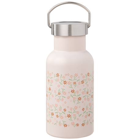 Gourde isotherme nordic garden flowers (350 ml) Rose, vert d'eau, blanc 2 - vertbaudet enfant 