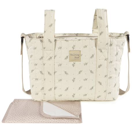 Sac à poussette crossbody mimosa vert Ecru, vert 3 - vertbaudet enfant 