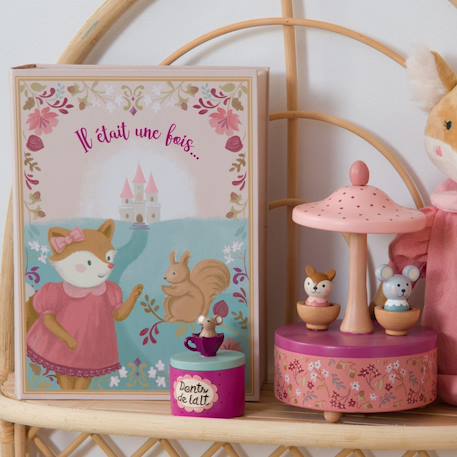 Boîte à musique zoé Rose, violet, gris 3 - vertbaudet enfant 