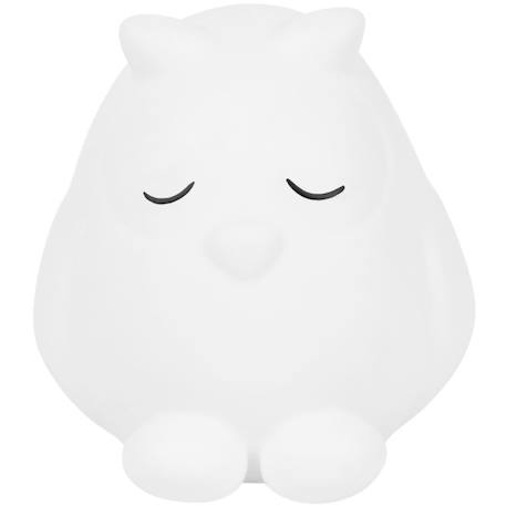 Veilleuse murale tactile oscar le hibou (24 cm) Blanc, noir 2 - vertbaudet enfant 