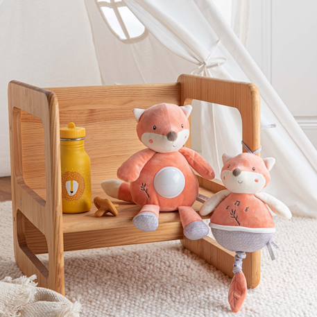 Boîte à musique bebe bamboo - renard - 26 cm Orange 2 - vertbaudet enfant 