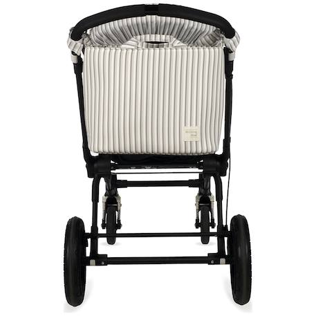 Sac à langer botton rayures Beige 3 - vertbaudet enfant 
