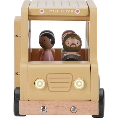 Bus scolaire avec figurines Jaune, bleu, rose 3 - vertbaudet enfant 