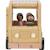 Bus scolaire avec figurines Jaune, bleu, rose 3 - vertbaudet enfant 