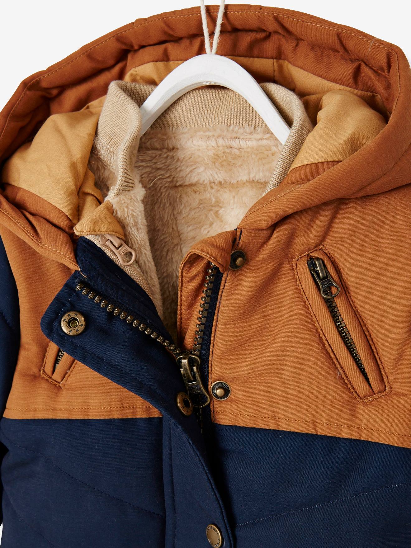 Parka Technique 3 En 1 VERTBAUDET Pour Garçon - Imperméable + Doublure Polaire Amovible - Pour Toutes Les Saisons