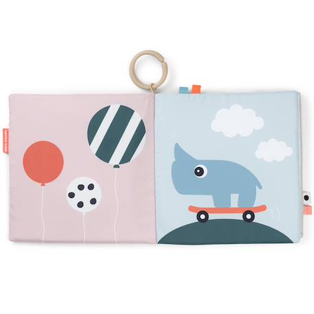 Livre d'éveil deer friends Multicolore+Sable 4 - vertbaudet enfant 