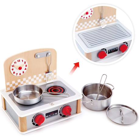 Cuisinière barbecue recto-verso Beige 2 - vertbaudet enfant 