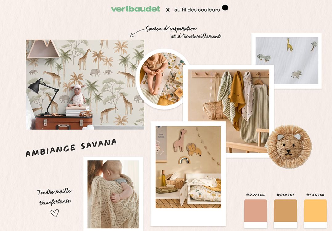 Vertbaudet x Au fil des couleurs