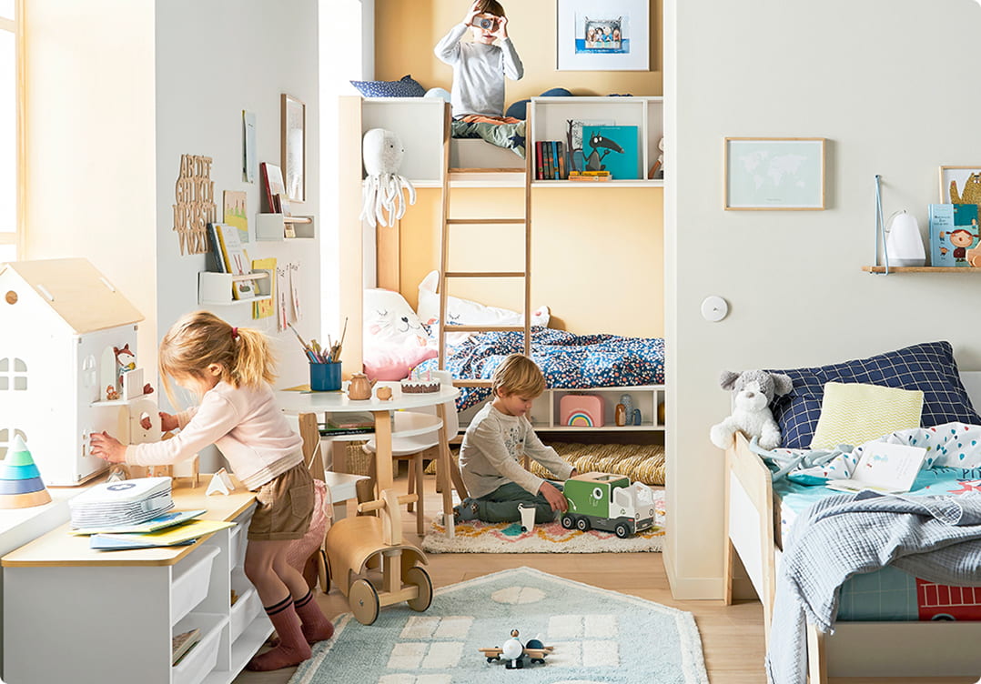 amenager une chambre partagee