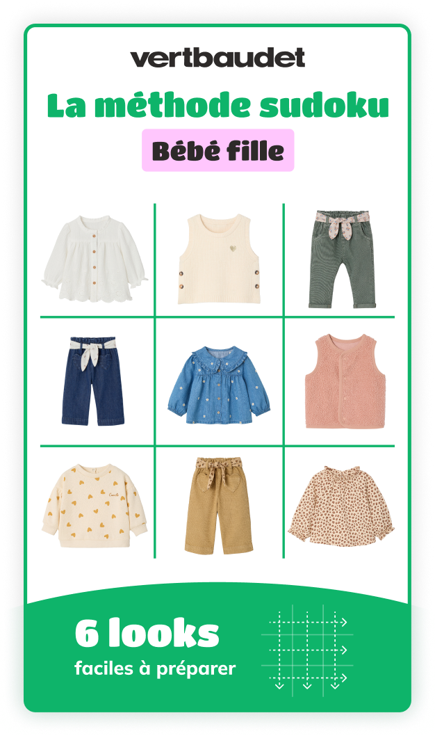 Méthode Sudoku pour les looks bébé fille