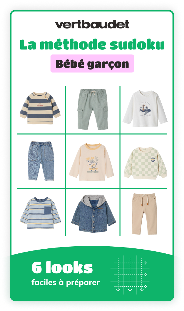 Méthode Sudoku pour les looks bébé garçon